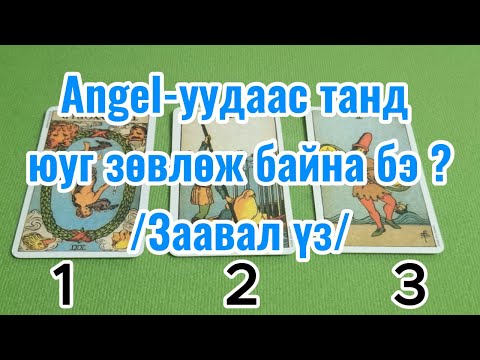 Видео: Angel-уудаас танд юуг зөвлөж байна бэ ?/Заавал үз/