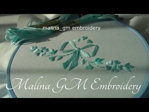 Видео: Как сделать вышивку для малыша| Вышивка гладью