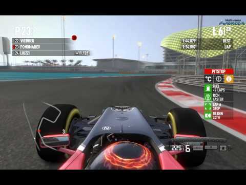 Видео: F1 2011 серия 63 (сезон 1 Абу-Даби - гонка)