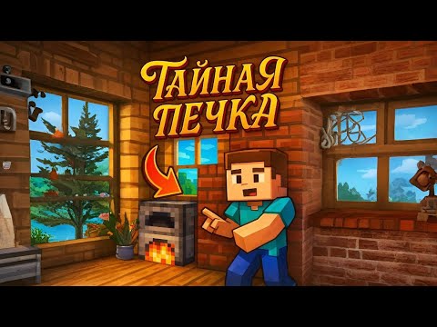 Видео: ТАЙНАЯ ПЕЧКА В ВАШЕМ ДОМЕ В МАЙКНРАФТ!!!