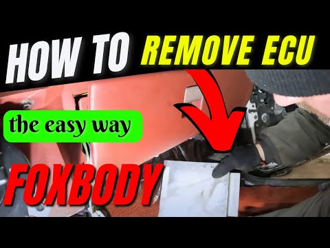 Видео: Как снять электродвигатель вентилятора и ЭБУ на Foxbody Mustang | Серия Mudstain