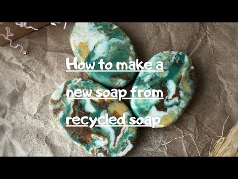 Видео: DIY | How to Make a new soap from recycled soap|Делаю Новое Мыло из Обмылков