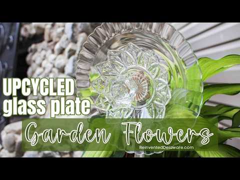 Видео: Садовые цветы из переработанного стекла