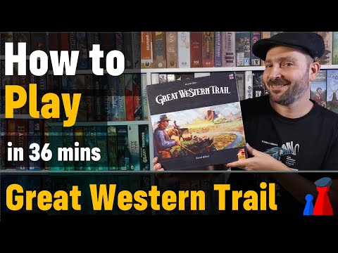 Видео: Как играть в настольную игру Great Western Trail: Второе издание — Полное руководство + Визуальны...