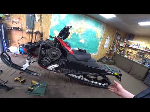 Видео: Замена пластика.. морды..Снегоходы Ski-doo & Lynx /rev XM. Хорошие цены на запчасти SLEDPARTS.RU