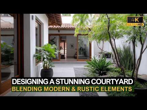 Видео: Проектирование потрясающего двора: сочетание современных и деревенских элементов в вашем доме