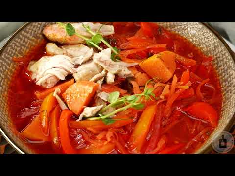 Видео: Поєднаємо пікантність і фруктову солодкість! БОРЩ З ІНДИЧКОЮ, АЙВОЮ, ГОСТРИМ І БОЛГАРСЬКИМ ПЕРЦЕМ