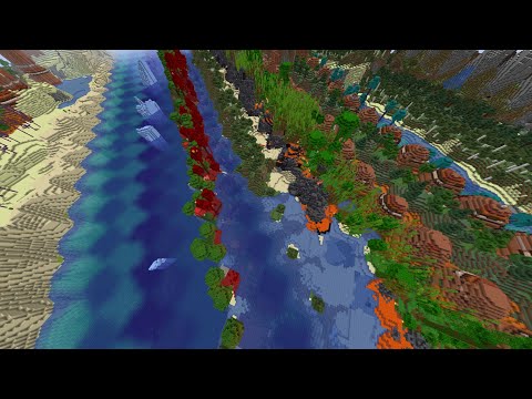 Видео: каждый чанк это НОВЫЙ биом