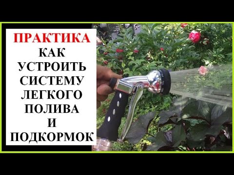 Видео: Как легко и быстро полить и подкормить весь сад