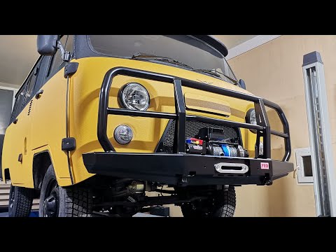 Видео: Внедряем передний бампер РИФ в УАЗ Буханку: обзор и пошаговая установка