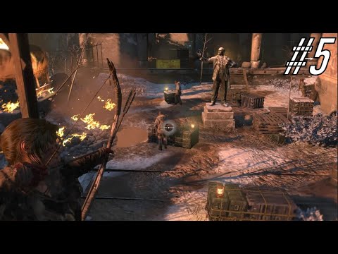 Видео: Rise of the Tomb Rider №5 Попасть на завод СССР #riseofthetombraider