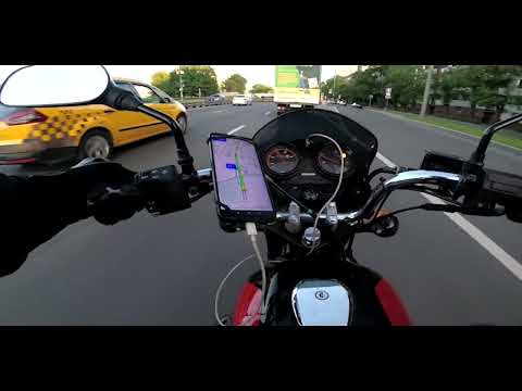 Видео: Bajaj 150X, по Москве с микрофоном:)