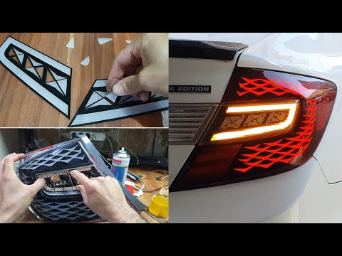 Видео: Как это сделано Honda Civic FB7 Custom Led Tail Light