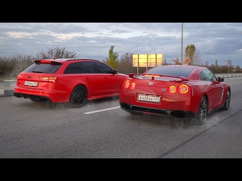 Видео: ЧТО БЫЛО ДАЛЬШЕ??  AUDI RS6 750л.с. vs NISSAN GTR 700л.с.