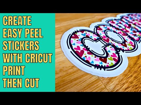 Видео: Советы и рекомендации Cricut Print Then Cut: создание легко отклеивающихся наклеек