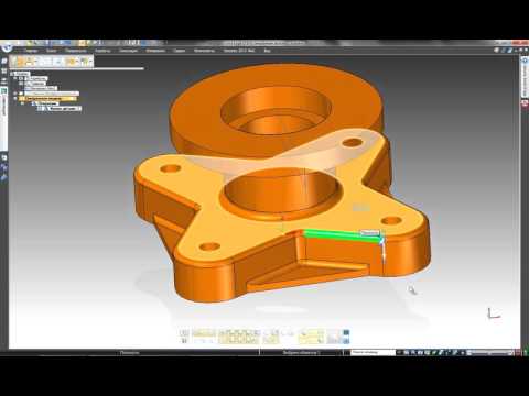 Видео: Правка импортированных 3D данных в Solid Edge