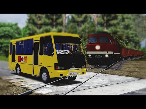 Видео: БАЗ Эталон на пригородном маршруте Чугуев Эсхар Omsi 2