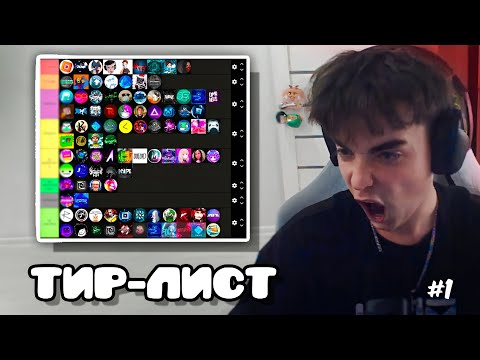 Видео: 3000DAN СОСТАВЛЯЕТ ТИР-ЛИСТ ГД ЮТУБЕРОВ #1 | 3000Dan