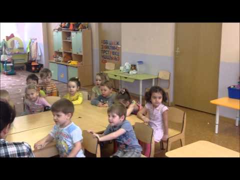 Видео: открытое занятие "Домашние животные" 2 младшая группа 21.04.15