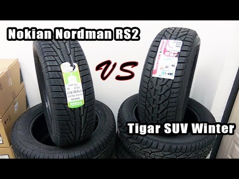 Видео: Nokian Nordman RS2 или Tigar SUV Winter ?