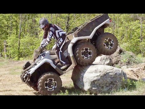 Видео: Can-Am Outlander 6x6 XT 1000 - СуперПроходимый Гигант !