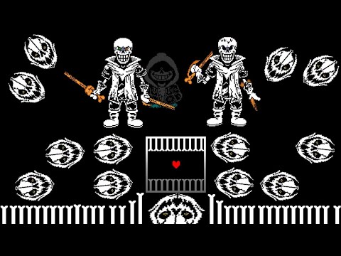 Видео: Dustbelief Papyrus fight | Бой с Dustbelief Папирусом