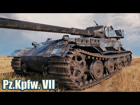 Видео: Pz.Kpfw. VII • 11К УРОНА 7 ФРАГОВ • WoT Gameplay