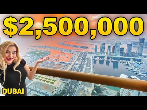 Видео: ПЕНТХАУС В ДУБАЕ ЗА 2,5 МИЛЛИОНА ДОЛЛАРОВ | Экскурсия по Dubai Marina House