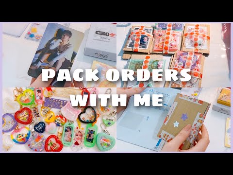 Видео: как упаковывать фотокарты, kpop стафф и другие заказы | pack orders with me