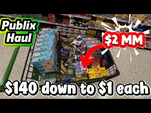 Видео: Publix Haul 10/22-10/28 - СЭКОНОМЬТЕ 73% - скидка 140$ против 1$ за штуку!