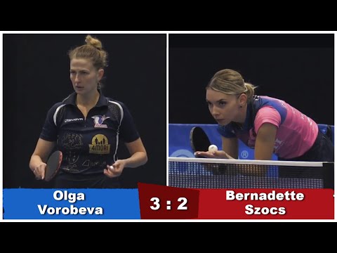 Видео: Olga Vorobeva vs Bernadette Szocs 4 мар. 2025 г. | Ольга Воробьёва-Бернадетт Сёч | Настольный теннис