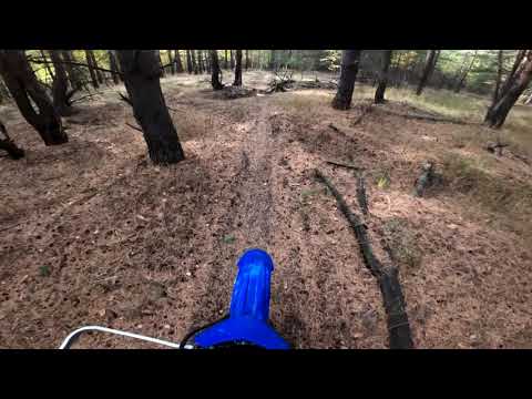 Видео: трасса эндуро МПГ Самара курумоч лайт,хард Yamaha TTR250