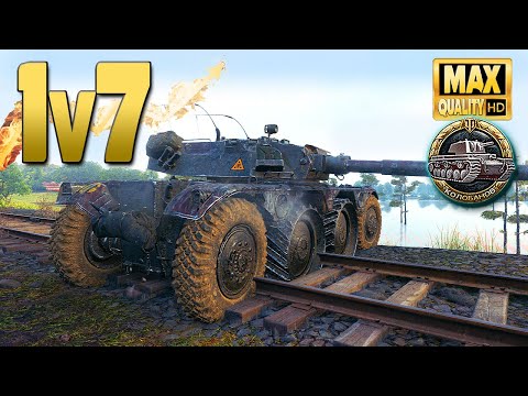 Видео: Одна ЭБР 105 против 7 - World of Tanks