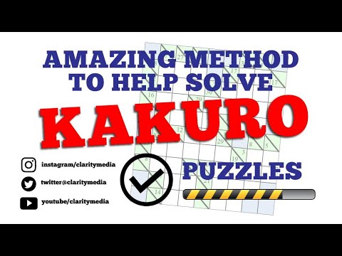Видео: Удивительный метод решения головоломок какуро
