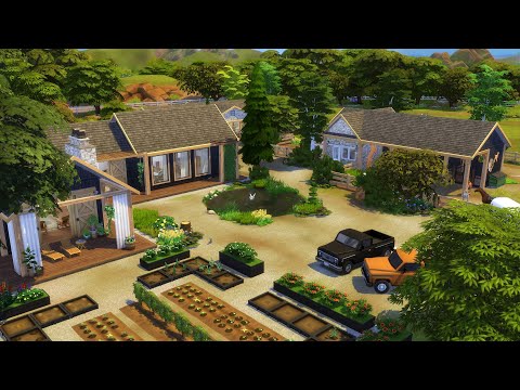 Видео: СЕМЕЙНОЕ КОННОЕ РАНЧО | THE SIMS 4  Строительство | Speedbuild | NO CC | Уютный дом | Mulena Sims 4