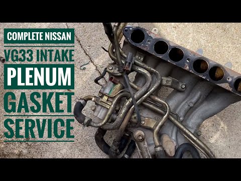 Видео: Полная прокладка впускного коллектора Nissan VG33