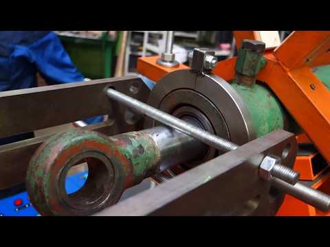 Видео: Новинка. Съемный гайковерт модели «ГМВ» к стенду ремонта гидроцилиндров.