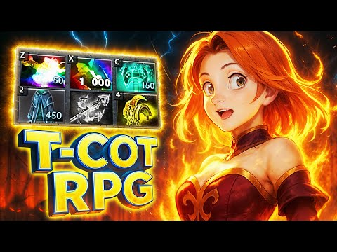 Видео: НОВАЯ (реворк) ЛИНА В T-COT RPG DOTA 2