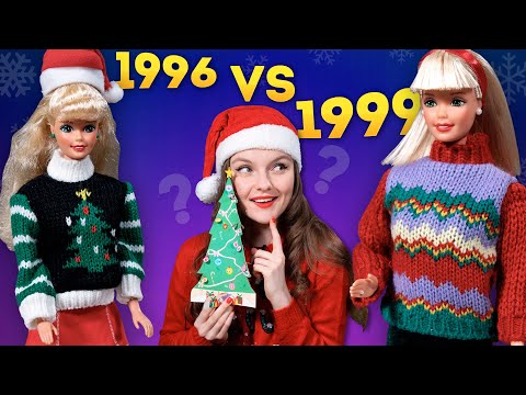 Видео: Барби в УРОДЛИВЫХ свитерах | Наряжаем елку с Barbie Holiday Season & Tree Trimming