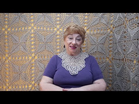 Видео: Манишка "Элегия". Мастер-класс по вязанию крючком от О. С. Литвиной.