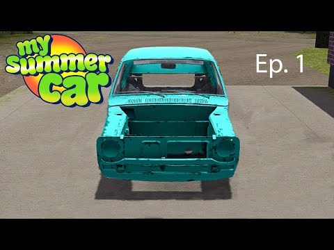 Видео: 1# Започвам да сгобявам THE SATSUMA / My summer car
