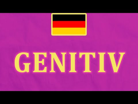 Видео: Все про родовий відмінок в німецькій мові — Genitiv. Німецька з нуля, урок №77