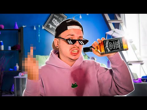 Видео: Я бросил универ ради выпивки и тусовок в Симс 4 | Sims 4 Not So Berry