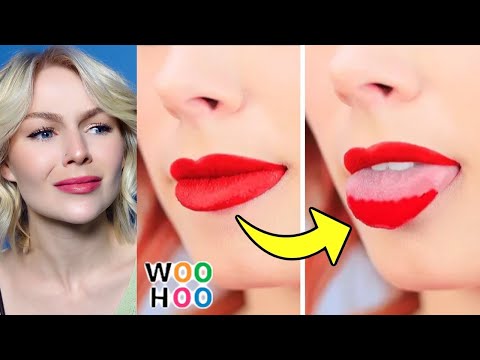 Видео: Крис Накачала Губы и Попробовала Лайфхаки ​ @kallmekris  в русской озвучке