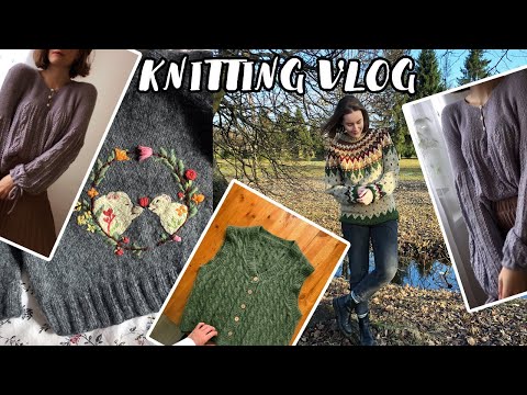 Видео: Knitting vlog. Работы с января по май.