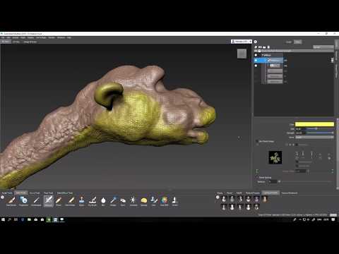 Видео: текстурирование в mudbox часть2