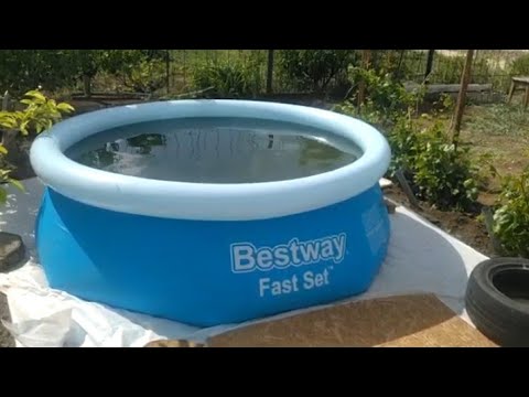 Видео: Бассейн Bestway 244×66. Обзор покупки для дачи