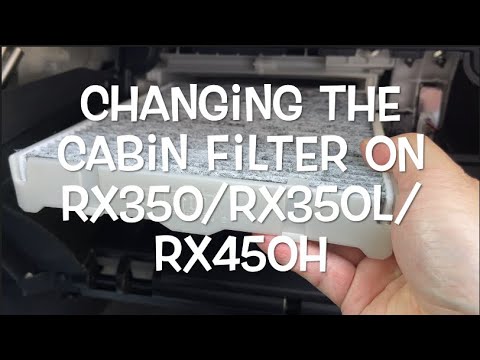 Видео: LEXUS RX350/RX450H 2016-2019: КАК ЗАМЕНИТЬ САЛОННЫЙ ФИЛЬТР
