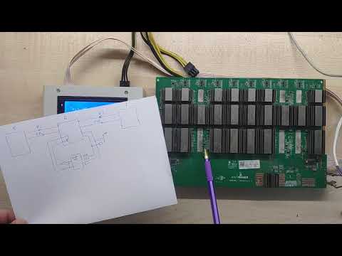 Видео: Опрос датчиков температуры на antminer 17 серии .
