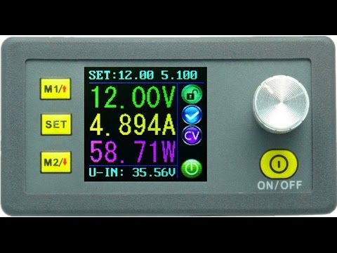 Видео: Лабораторный программируемый блок питания 30В 5А, часть 1/2, DP30V5A с AliExpress